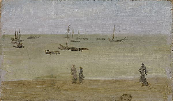《海边》美术画作介绍