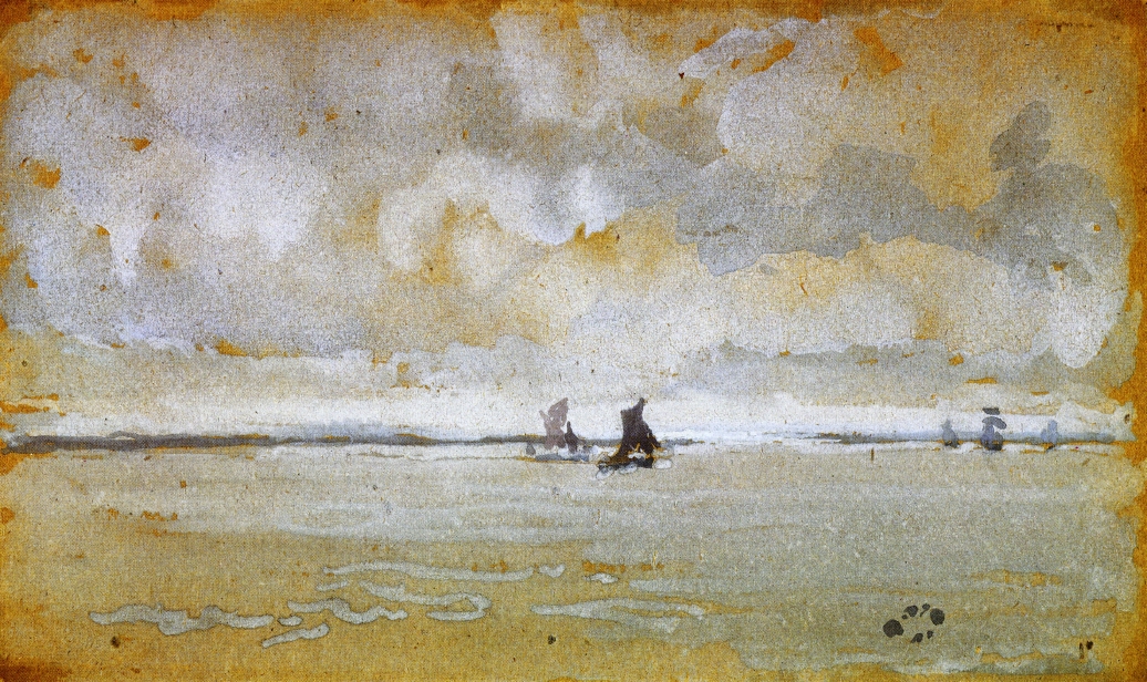 《灰色画笺：泰晤士河河口》美术画作介绍