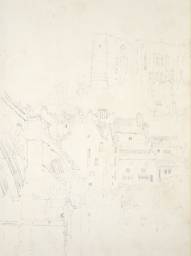 《横跨河的达勒姆城堡》美术画作介绍