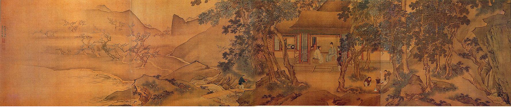 《东林图全卷》仇英作品介绍及画作含义/创作背景
