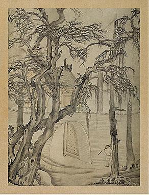 《关山行旅图》唐寅作品介绍及画作含义/创作背景