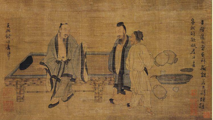 《扶醉图卷》美术画作介绍