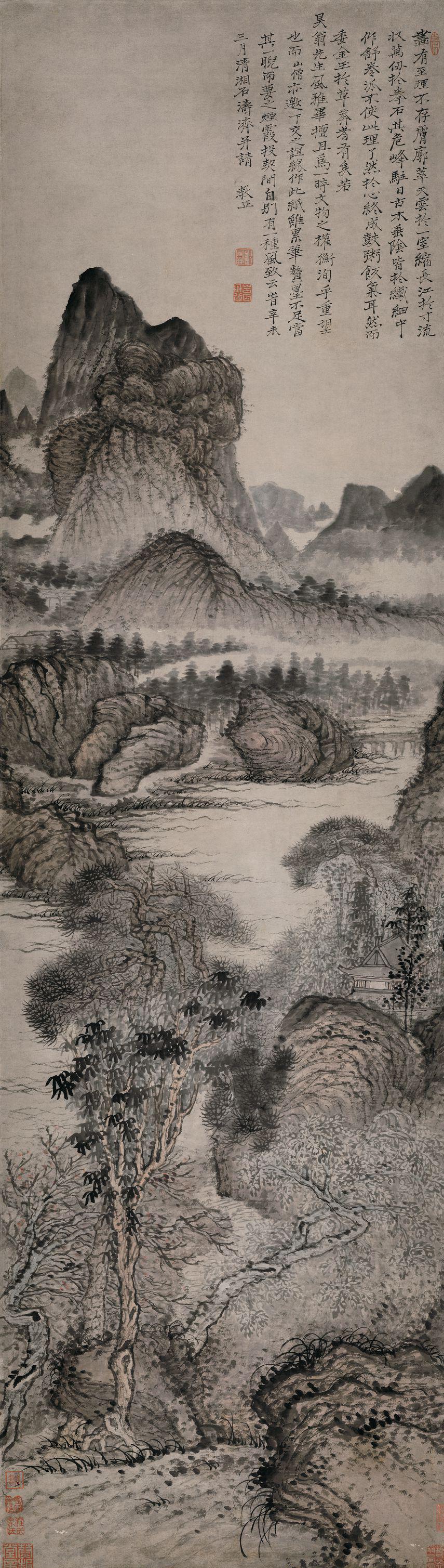 《古木垂荫》美术画作介绍