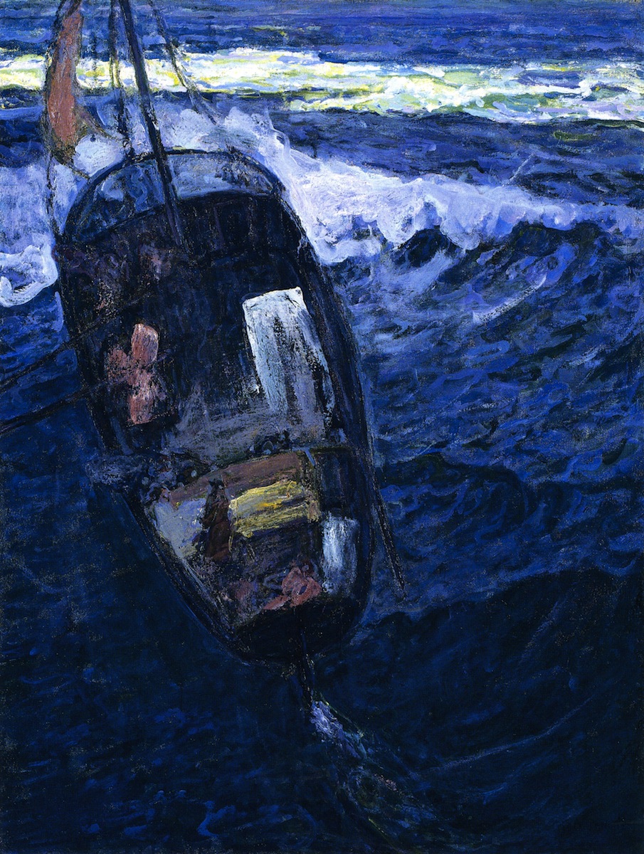 《海上渔民》美术画作介绍