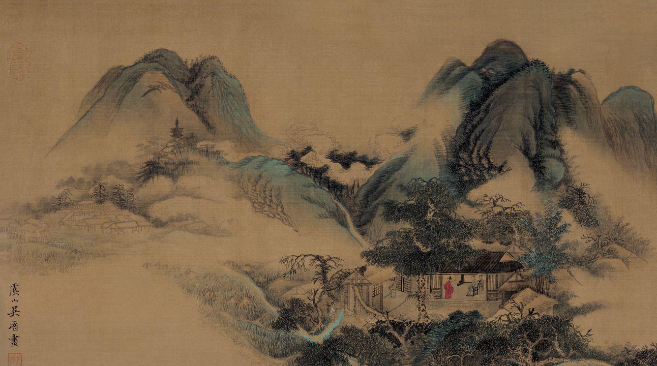 《槐荣堂图》美术画作介绍
